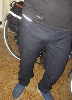 Billede 1 af NIKOS vedr. ALBERTO - Bike-B Eco Repel Denim - Cykelbukser