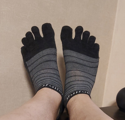 Billede 1 af Eric vedr. Injinji - Run Lightweight No Show Wool - Løbesokker